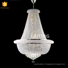 Zhongshan lighting supplier medium size crystal hanging chandelier for dining/ banquet hall 71159